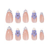 12 Sizes-24 Pcs Press On Nails JP4406