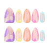 15 Sizes-30 Pcs Press On Nails GD27