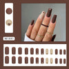 12 Sizes-24 Pcs Press On Nails W1441