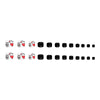 12 Sizes-24 Pcs Press On Nails F105