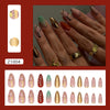 12 Sizes-24 Pcs Press On Nails Z1004