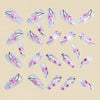12 Sizes-24 Pcs Press On Nails Y1994