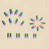 12 Sizes-24 Pcs Press On Nails Y409