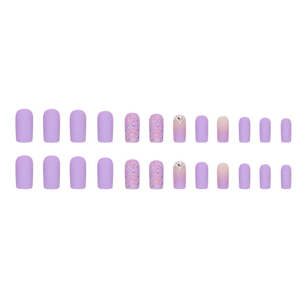 12 Sizes-24 Pcs Press On Nails Z731