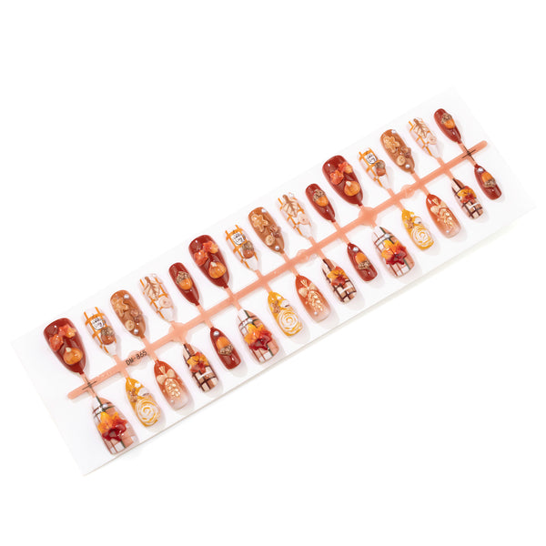 15 Sizes-30 Pcs Press On Nails DM-865