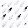 12 Sizes-24 Pcs Press On Nails JP4353