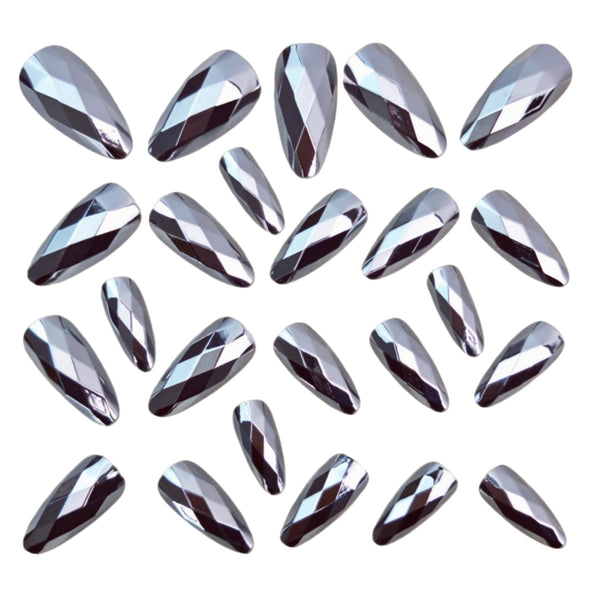 12 Sizes-24 Pcs Press On Nails Y1612