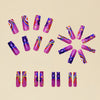 12 Sizes-24 Pcs Press On Nails Y077