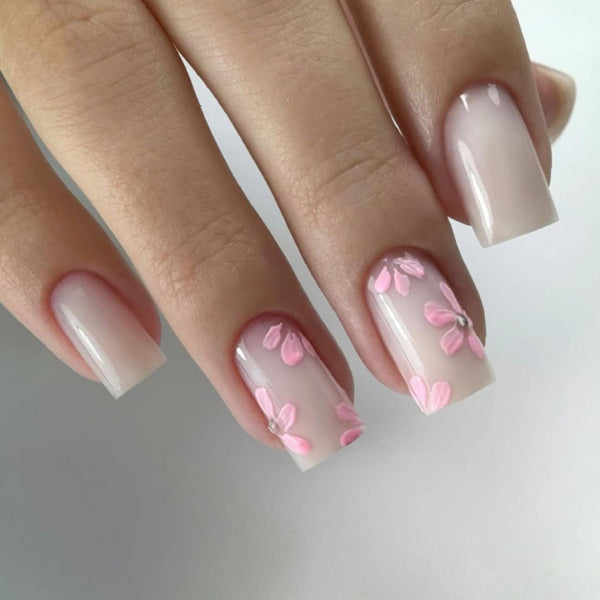 12 Sizes-24 Pcs Press On Nails JP3935