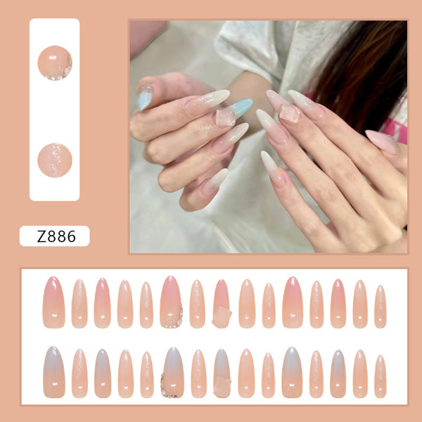 12 Sizes-24 Pcs Press On Nails Z886