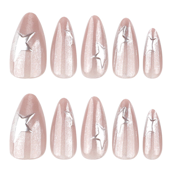 12 Sizes-24 Pcs Press On Nails JP3987