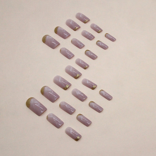 12 Sizes-24 Pcs Press On Nails W1452
