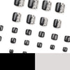 12 Sizes-24 Pcs Press On Nails JP3214