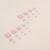 12 Sizes-24 Pcs Press On Nails F100