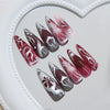 12 Sizes-24 Pcs Press On Nails Z1194