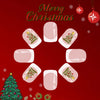 12 Sizes-24 Pcs Press On Nails C653