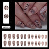 12 Sizes-24 Pcs Press On Nails W1114