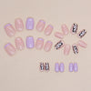 12 Sizes-24 Pcs Press On Nails W1183