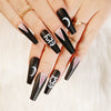 12 Sizes-24 Pcs Press On Nails JP1527