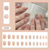 12 Sizes-24 Pcs Press On Nails Z528