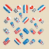 12 Sizes-24 Pcs Press On Nails y2091-24