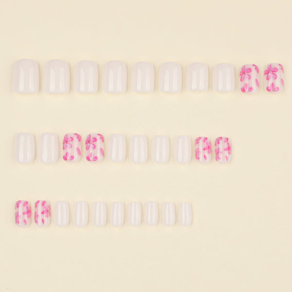 12 Sizes-24 Pcs Press On Nails JP3895