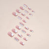 12 Sizes-24 Pcs Press On Nails W758