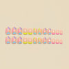 12 Sizes-24 Pcs Press On Nails Y1852