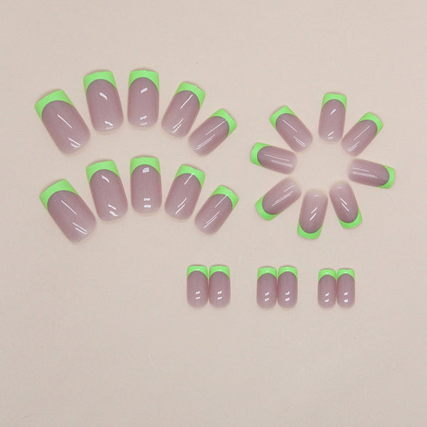 12 Sizes-24 Pcs Press On Nails W1132