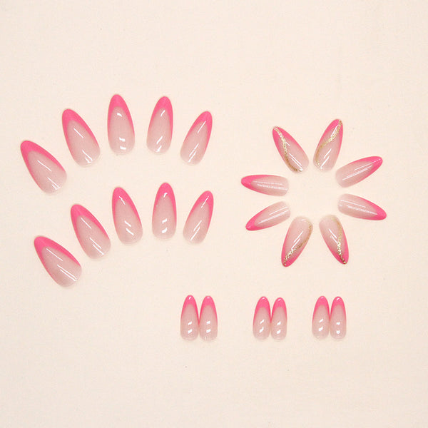 12 Sizes-24 Pcs Press On Nails W389