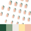 12 Sizes-24 Pcs Press On Nails JP2562