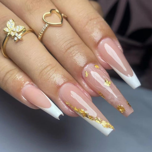 12 Sizes-24 Pcs Press On Nails JP3089