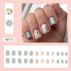 Glossy Short Square Press on Nails - W573