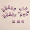 12 Sizes-24 Pcs Press On Nails W1418