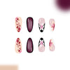 12 Sizes-24 Pcs Press On Nails C1376