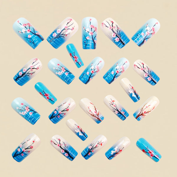 12 Sizes-24 Pcs Press On Nails y2092-24