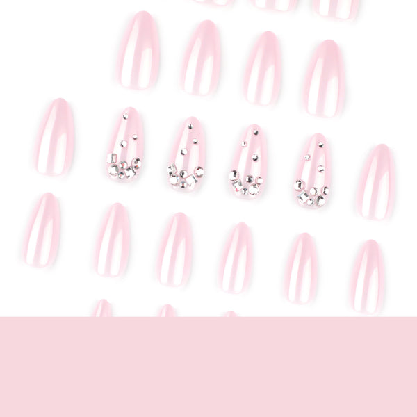 12 Sizes-24 Pcs Press On Nails JP4091