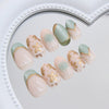 12 Sizes-24 Pcs Press On Nails W1933
