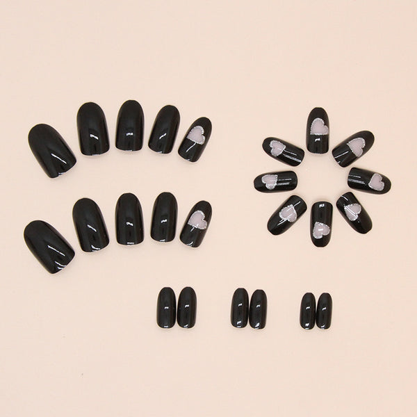 12 Sizes-24 Pcs Press On Nails W1512