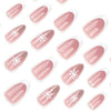 12 Sizes-24 Pcs Press On Nails JP3456