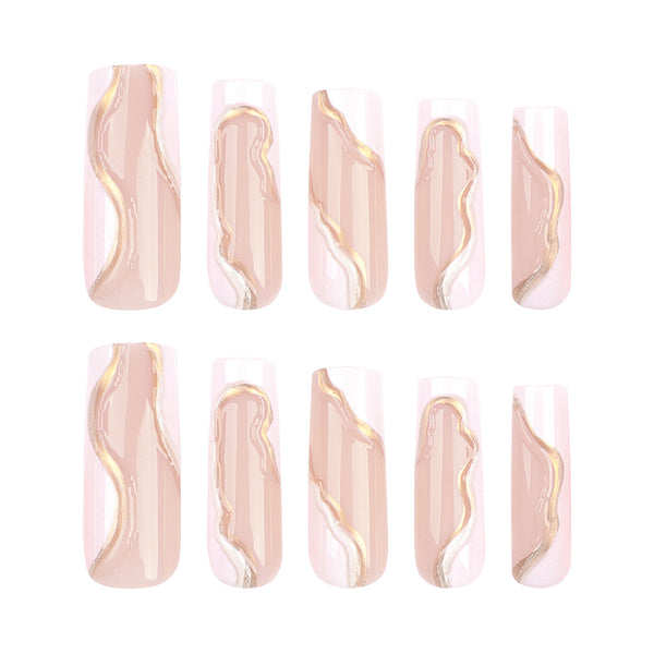 12 Sizes-24 Pcs Press On Nails JP2920