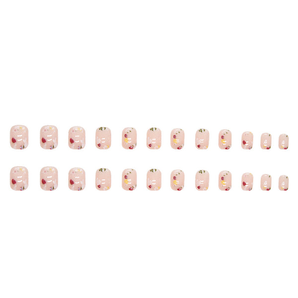 12 Sizes-24 Pcs Press On Nails W434