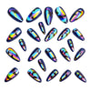 12 Sizes-24 Pcs Press On Nails Y1091