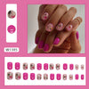 12 Sizes-24 Pcs Press On Nails W1385