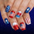12 Sizes-24 Pcs Press On Nails C1751