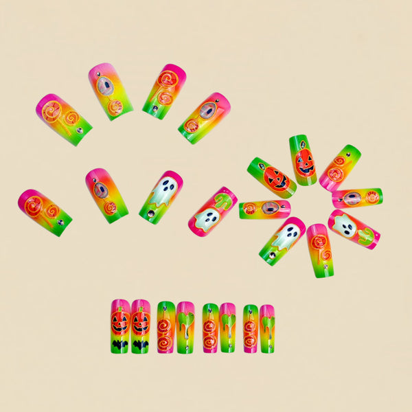 12 Sizes-24 Pcs Press On Nails y2055-24