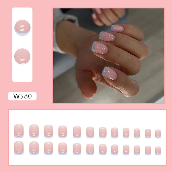 12 Sizes-24 Pcs Press On Nails W580