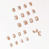12 Sizes-24 Pcs Press On Nails JP1027