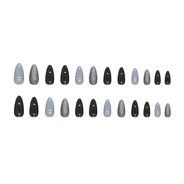 12 Sizes-24 Pcs Press On Nails W267