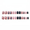 12 Sizes-24 Pcs Press On Nails Y128